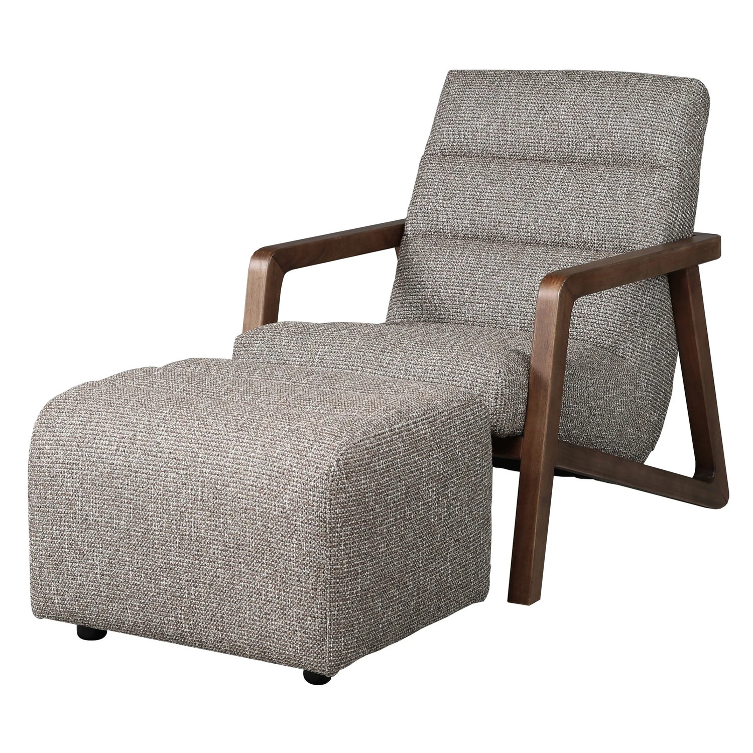 Nice Link Laurent Fabric Chair and Ottoman