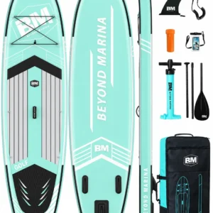 10'6" Inflatable Stand Up Paddle Board for Adults, Non-Slip EVA, Camera Mount, LAKEFOAM