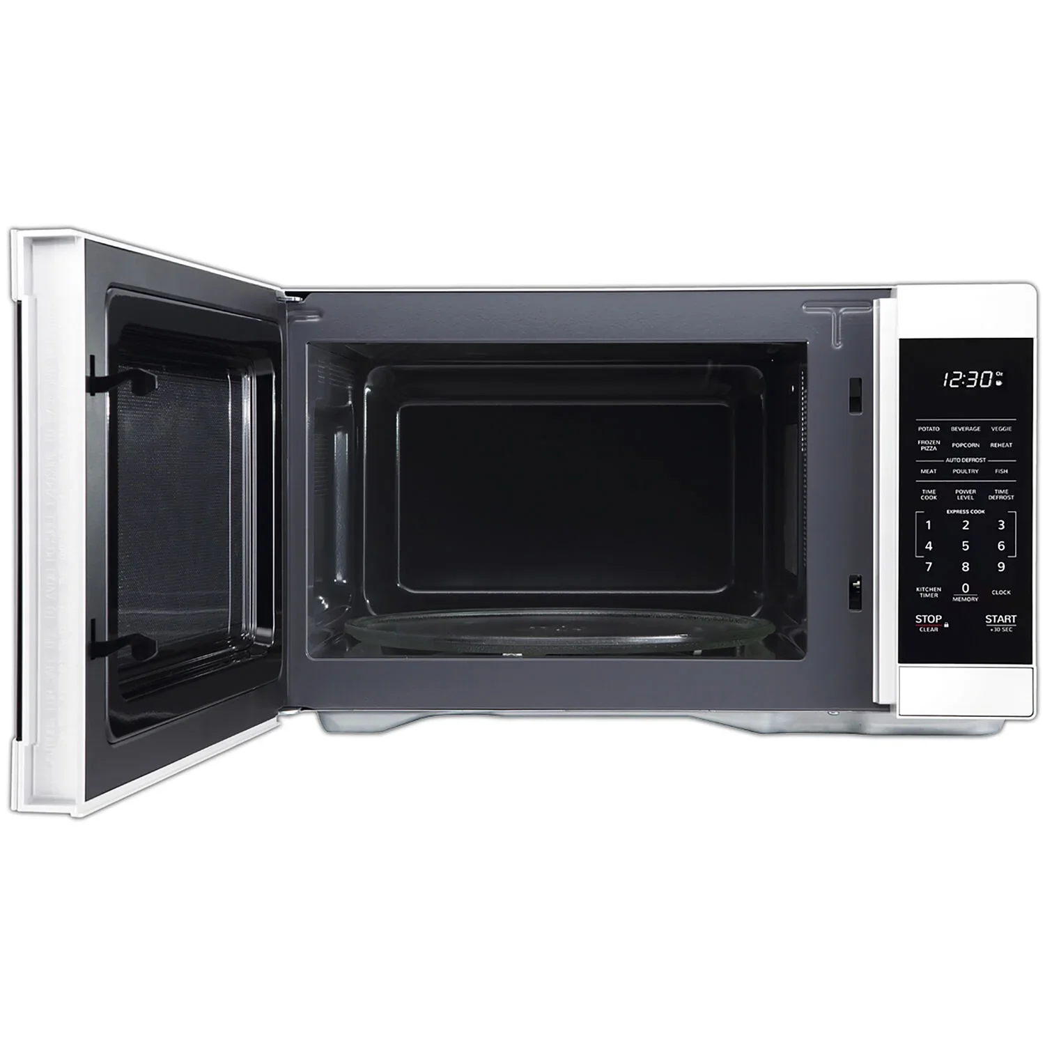 Sharp 1.1-Cu. Ft. Countertop Microwave Oven in Black
