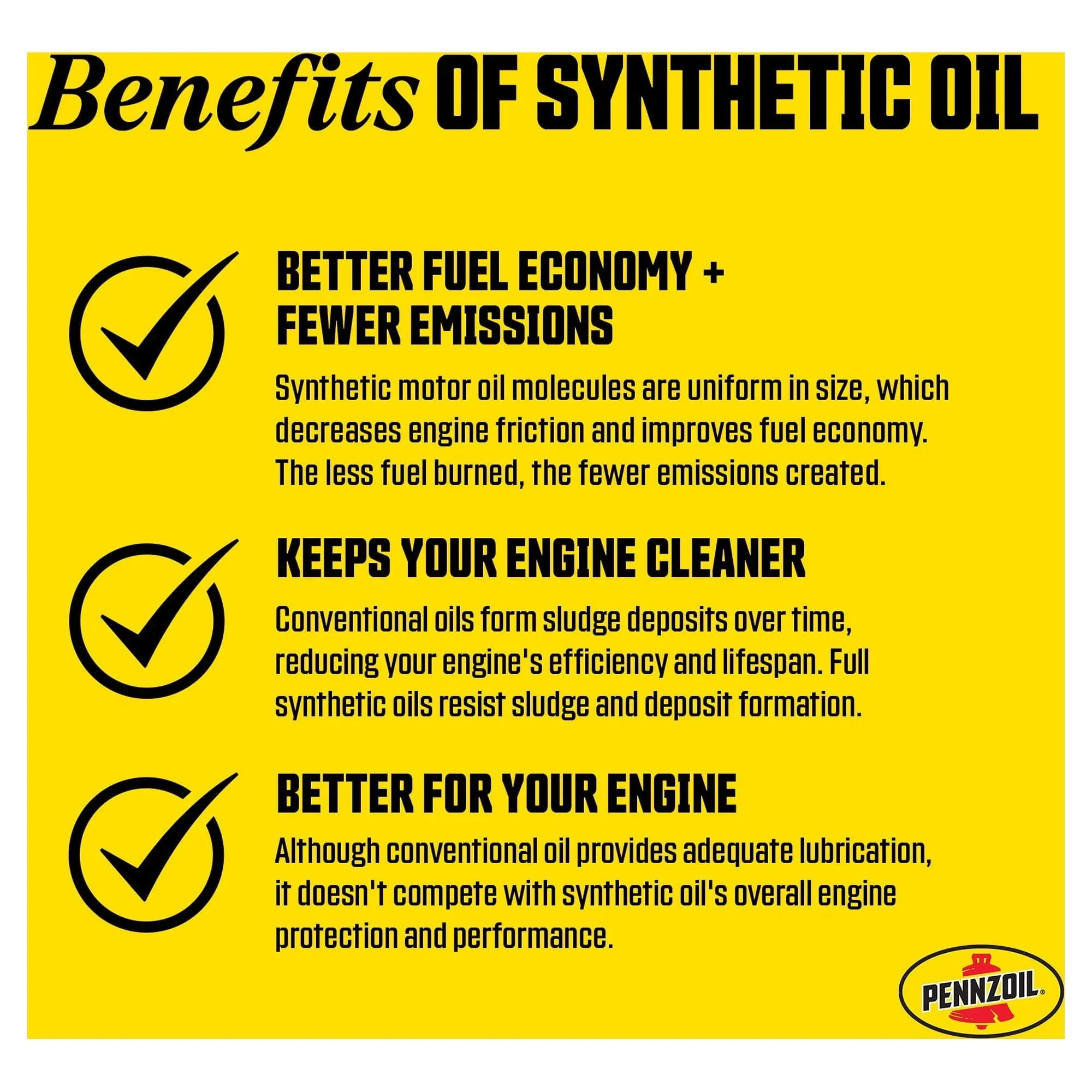 Pennzoil Platinum Full Synthetic 5W-30 Motor Oil, 5-Quart