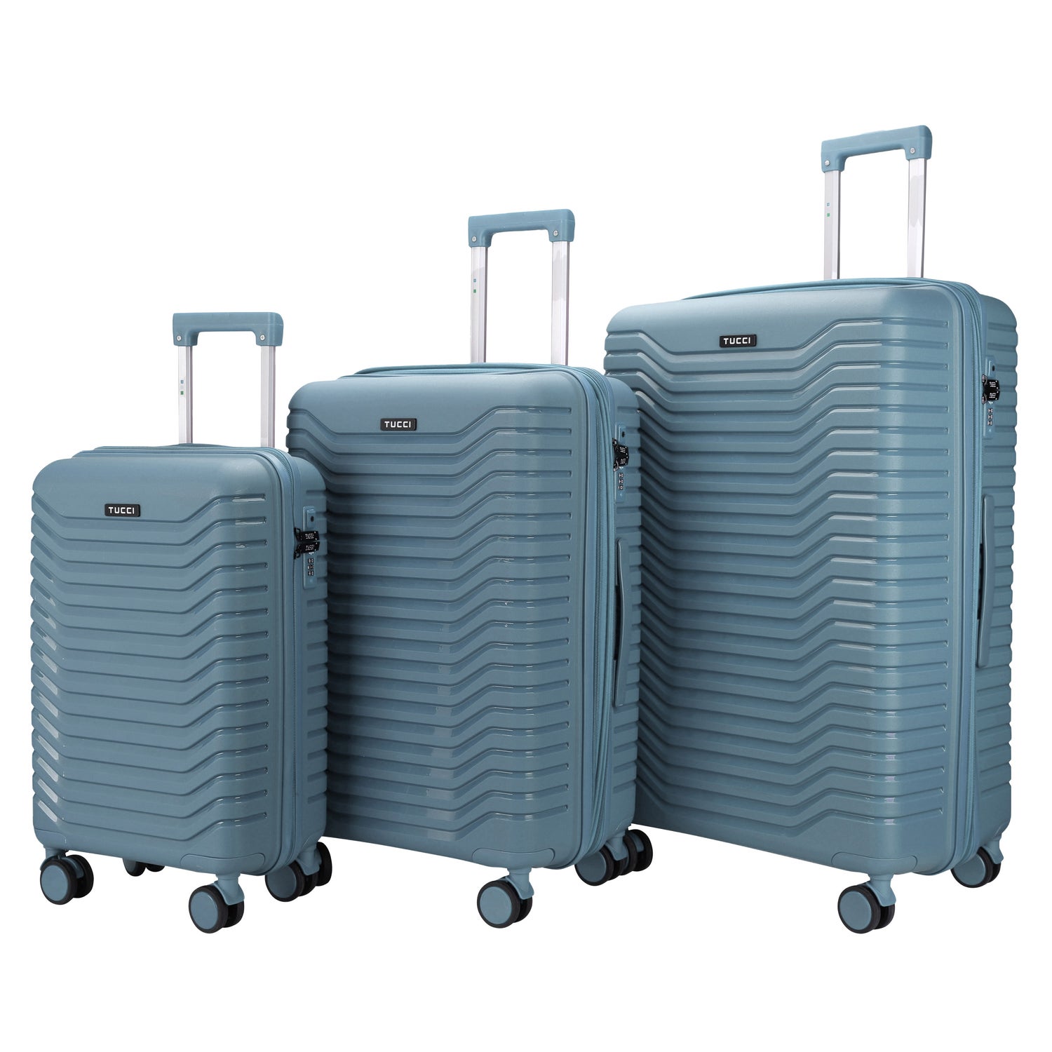Tucci Presa Di Ferro - 3-piece Hardside Expandable Spinner Luggage Set