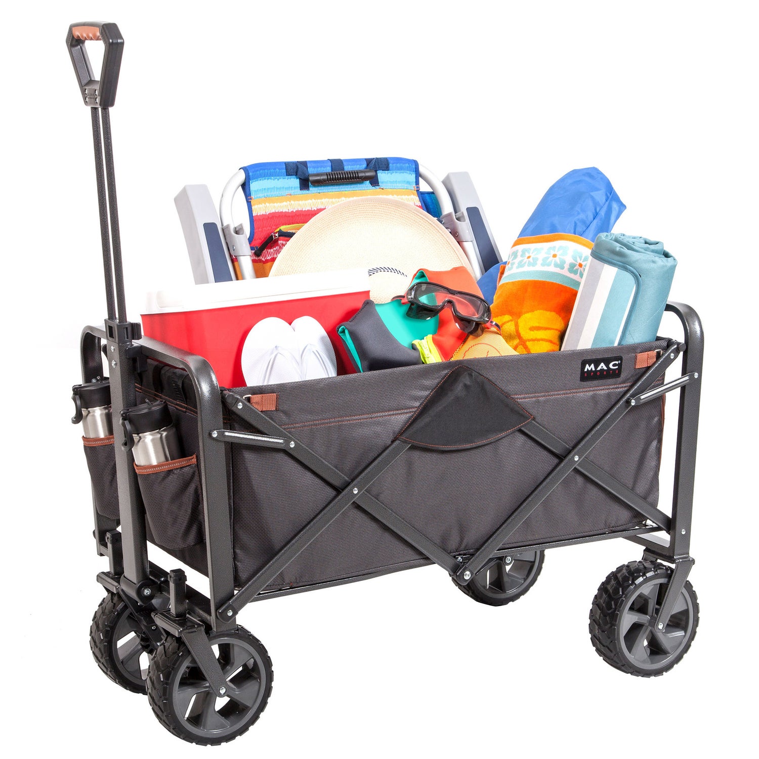 Mac Sports Folding Wagon with Brakes