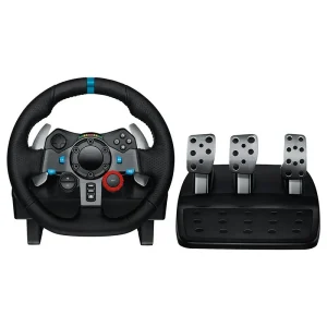 G29 Driving Force Racing Wheel and Floor Pedals for PS5, PS4, PC, Mac — Black