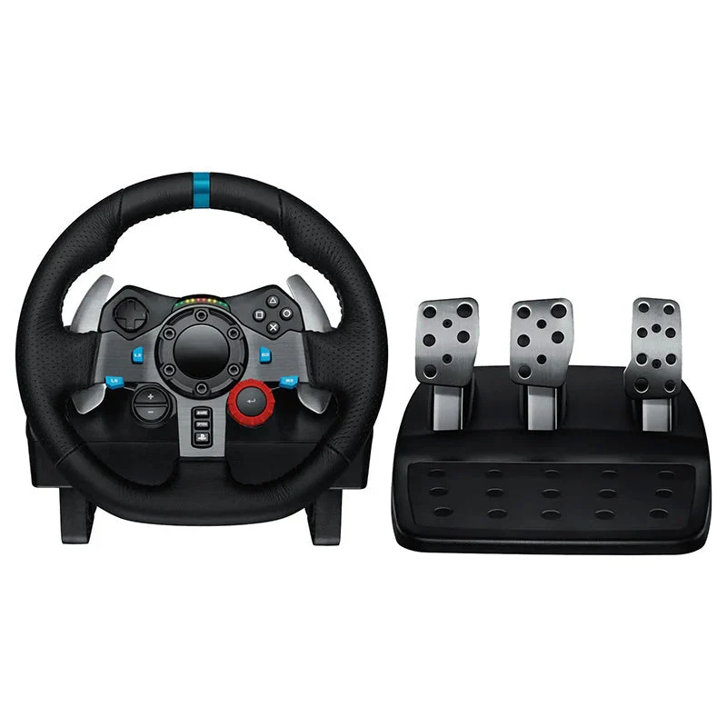 G29 Driving Force Racing Wheel and Floor Pedals for PS5, PS4, PC, Mac — Black