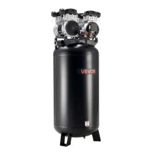 VEVOR 60 Gallons Heavy-Duty Air Compressor, 4HP 10SCFM at 90PSI Air Compressors with Max 125PSI Pressure, Oil-Free Compressor Tank(230V 60Hz, No-Plug)