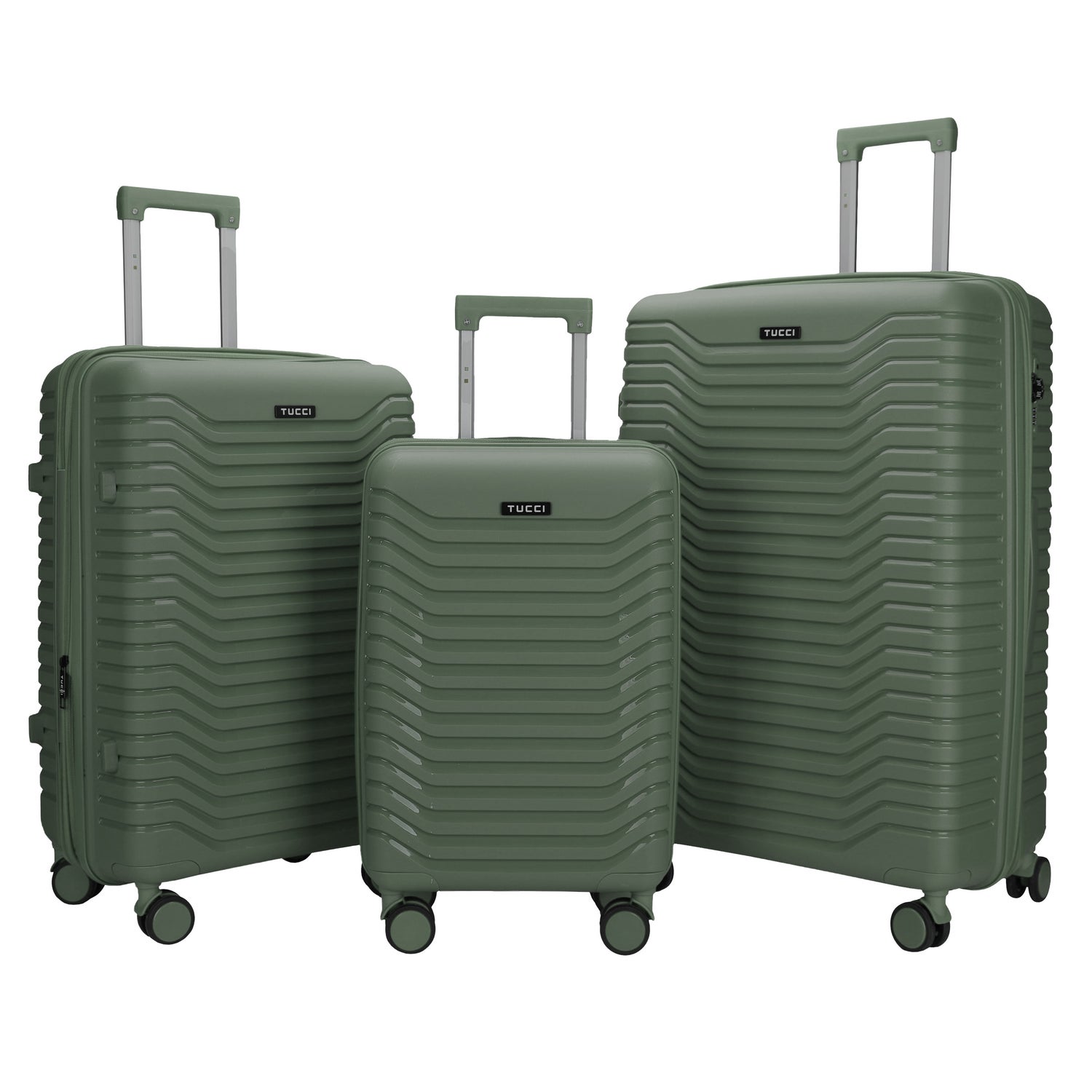 Tucci Presa Di Ferro - 3-piece Hardside Expandable Spinner Luggage Set