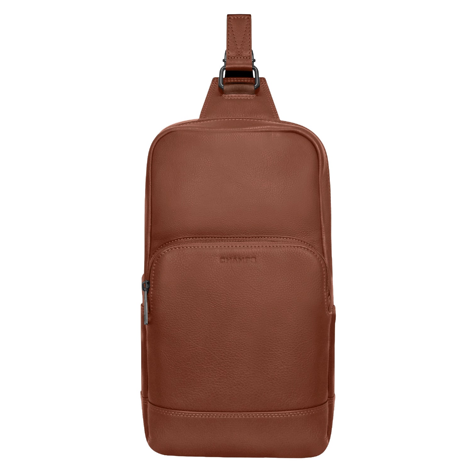 Champs Onyx Collection Leather Sling Bag