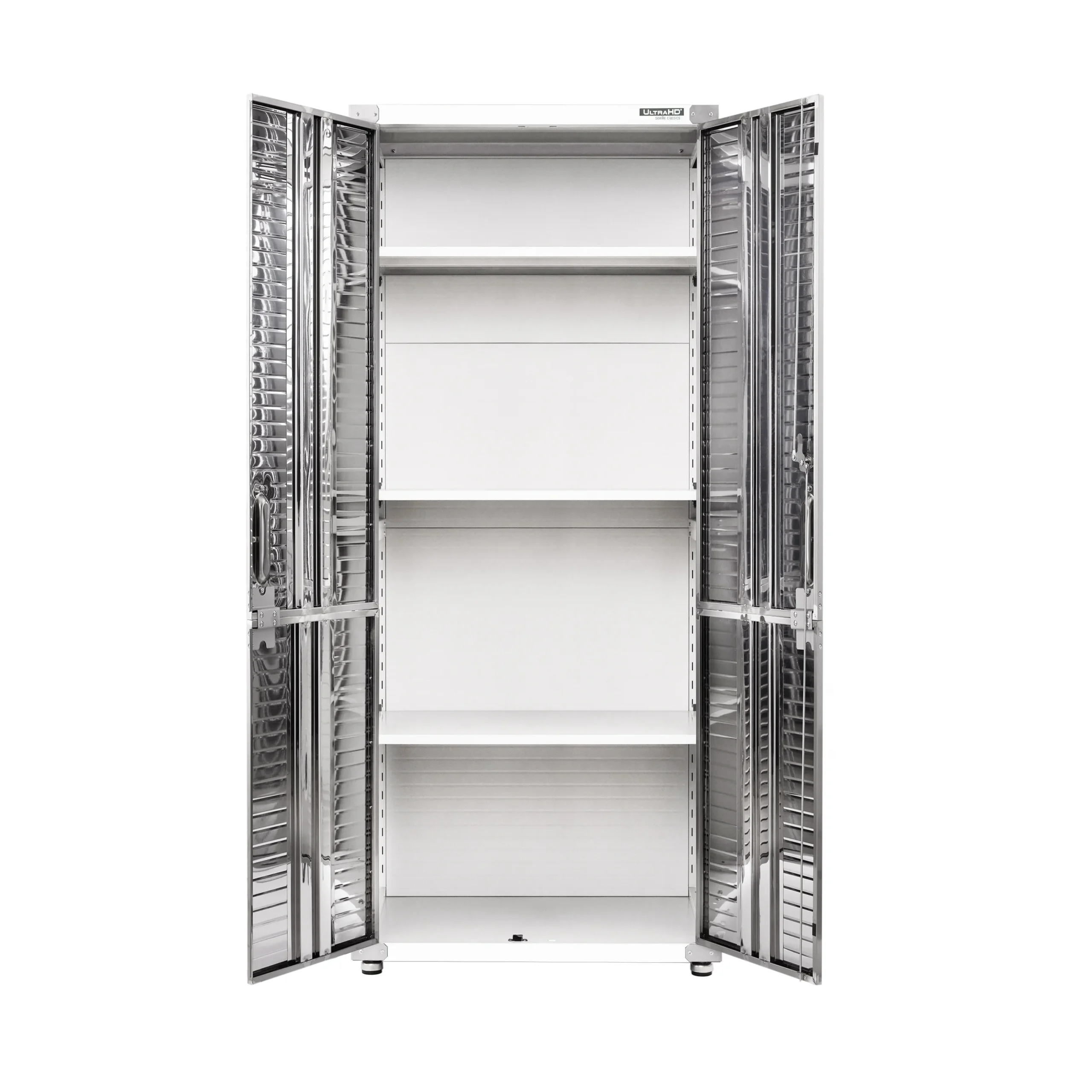 Seville Classics UltraHD? Steel Body Lockable Storage Cabinet Organizer Locker Shelving Unit, Graphite, 30" W x 18" D x 72" H