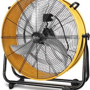 Simple Deluxe 24 in 3 Speed 4700 CFM Metal Drum Fan