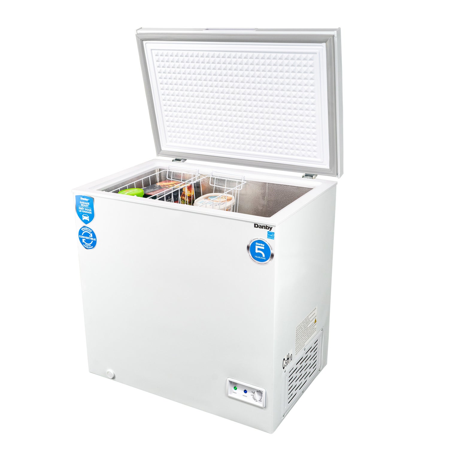 Danby 7 cu ft. Convertible Chest Freezer or Refrigerator with 5 Year Warranty