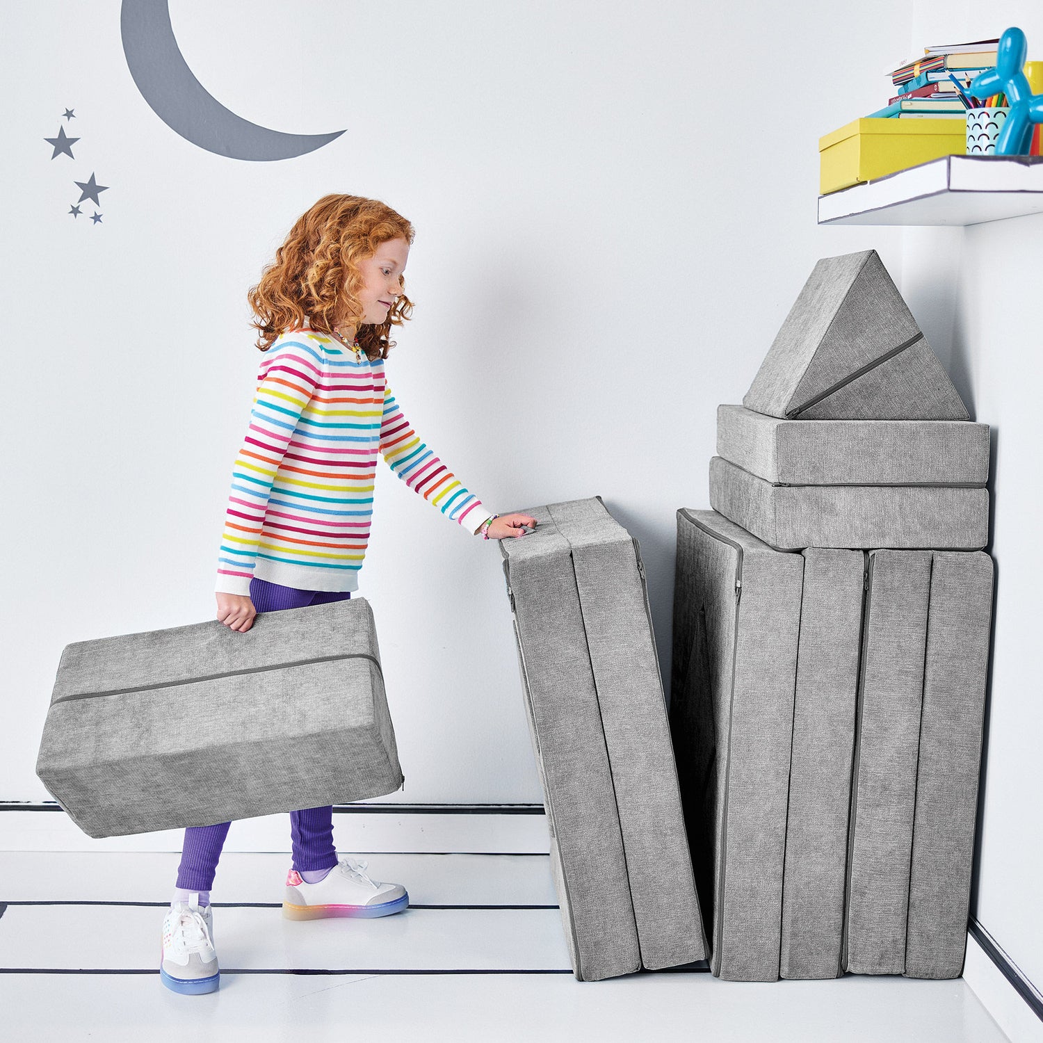 Yourigami 12-piece Kid's Convertible Play Fort