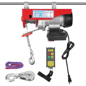 Ourlova Electric Hoist 440 LBS Lift Electric Hoist Crane Power System with Remote Control 110V Electric Wire Crane