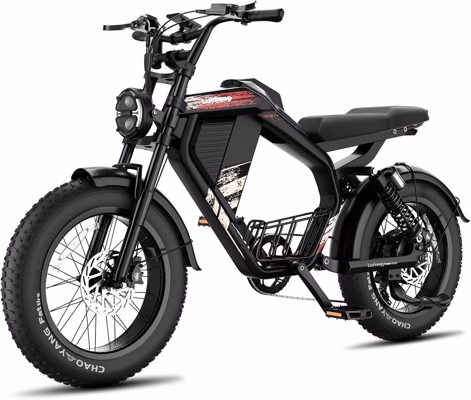 Luckeep M5 Electric Bike for Adults/Teen, 1500W Peak Motor, Max 32MPH, 48V 15AH Battery, Max 60 Miles Electric