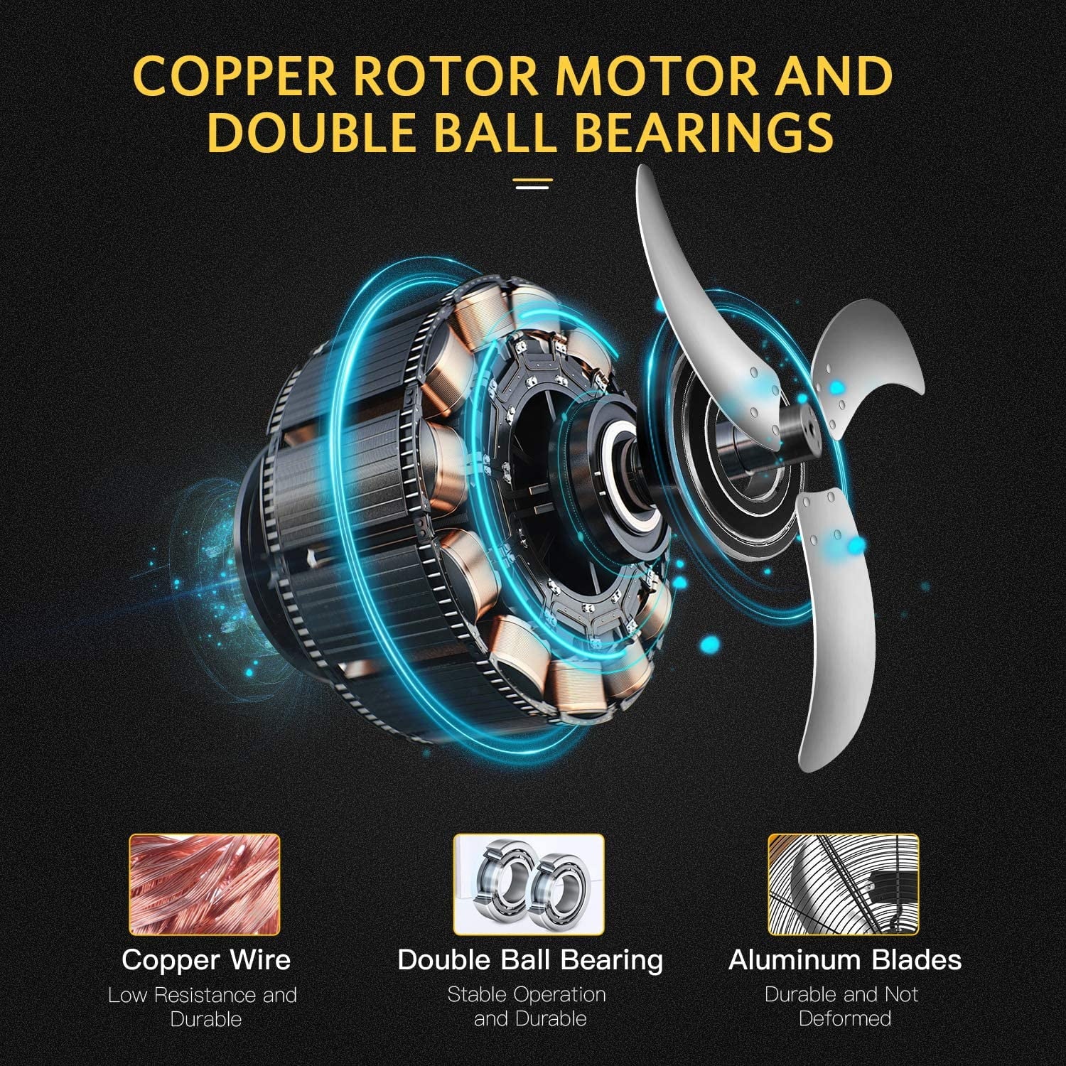 Simple Deluxe 24 in 3 Speed 4700 CFM Metal Drum Fan