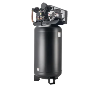 KFFKFF 80 Gallons Heavy-Duty Air Compressor, 5HP 10 SCFM at 90PSI Air Compressors Max 175PSI Pressure, Oil-Lubricated Compressor Tank(230V 60Hz, No-Plug)
