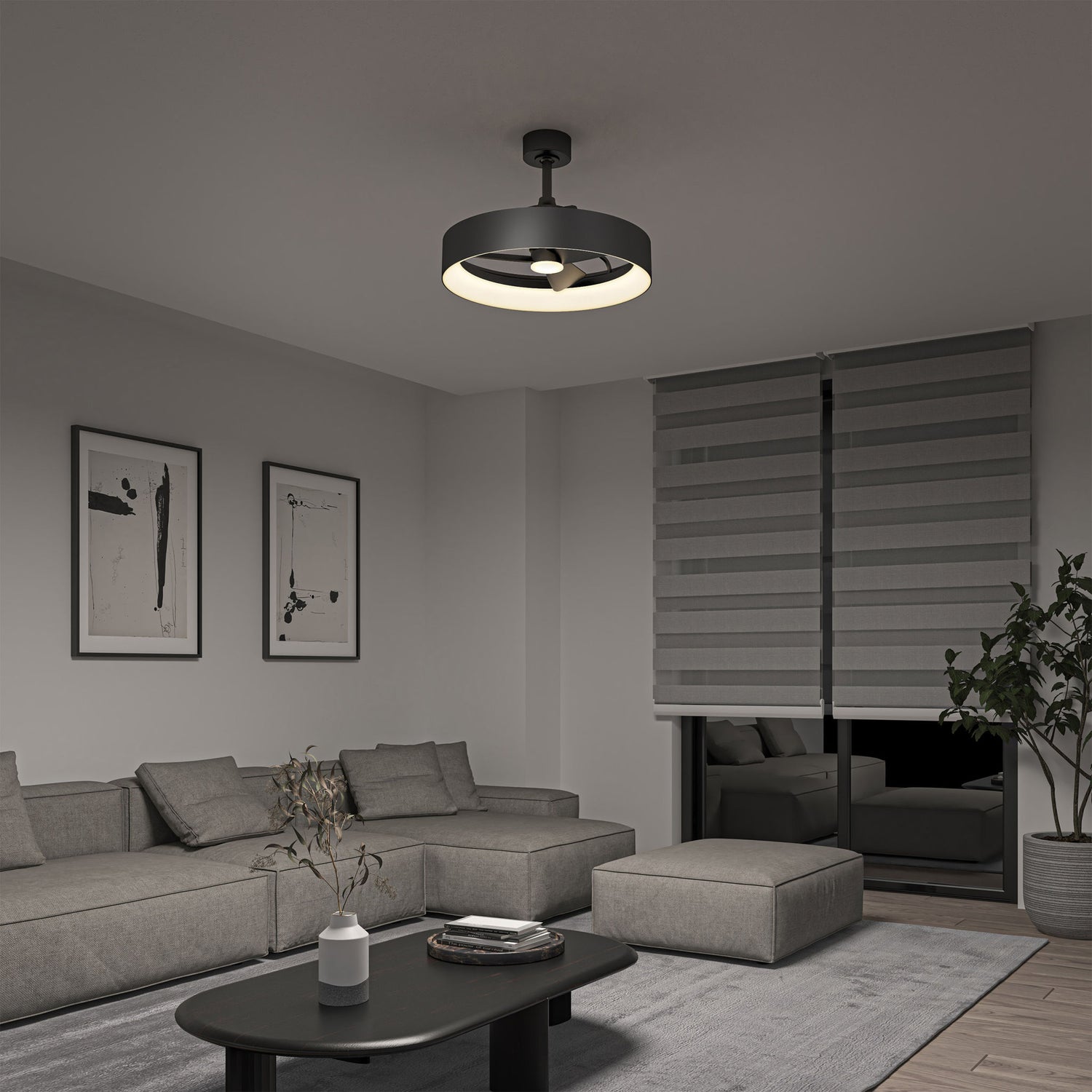 Artika Austin 23 in. Ceiling Fan with Light