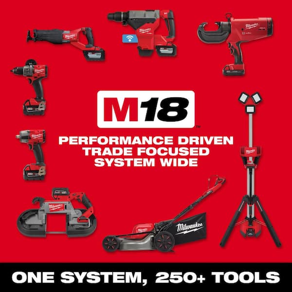 M18 FUEL 18-Volt Lithium-Ion Brushless Cordless GEN 2 Super Hawg 1/2 in. Right Angle Drill with M18 FUEL Hackzall