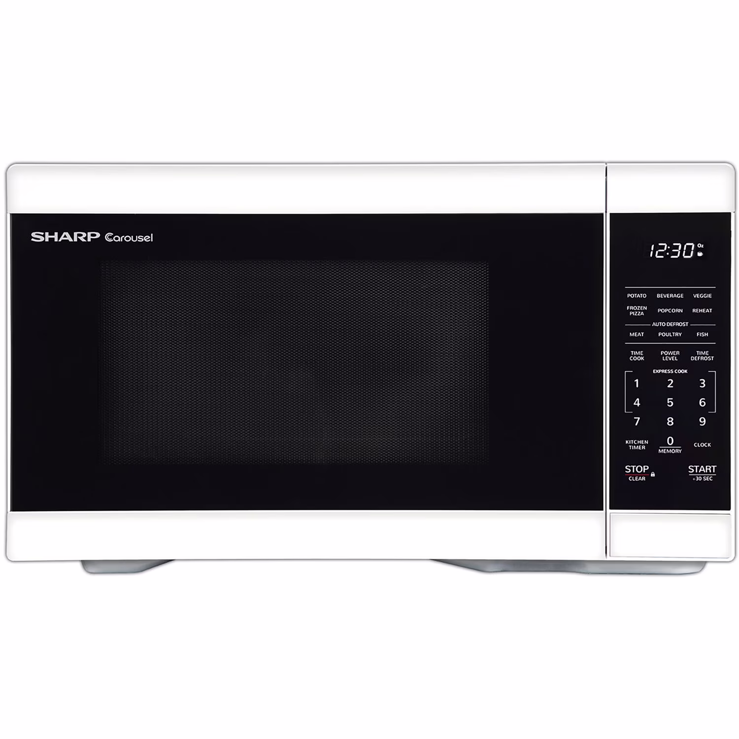 Sharp 1.1-Cu. Ft. Countertop Microwave Oven in Black