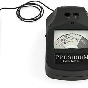 Presidium Instruments Gem Tester II with Assisted Thermal Calibration for Identifying Diamonds/Moissanites and Common Colored Gemstones