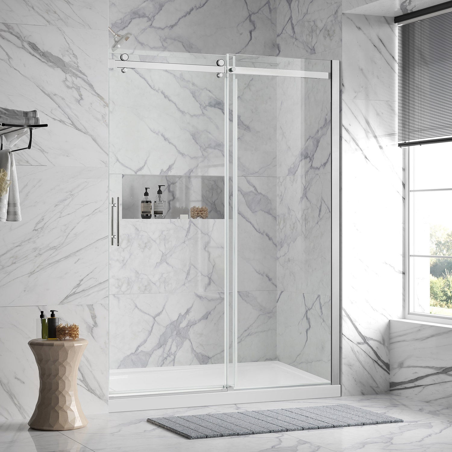 OVE Decors Elias 60 in Alcove Shower Kit