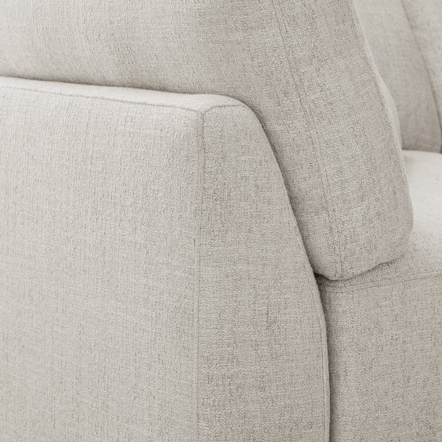 Aiden & Ivy Dayna 4-piece Modular Fabric Sofa with Ottoman