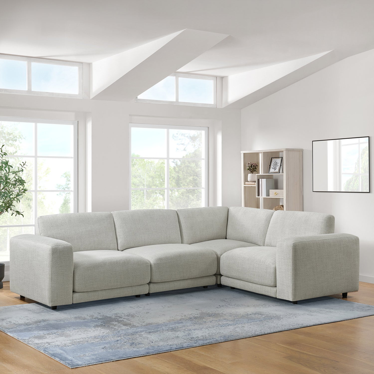 Kegan – 4-piece Modular Fabric Sectional