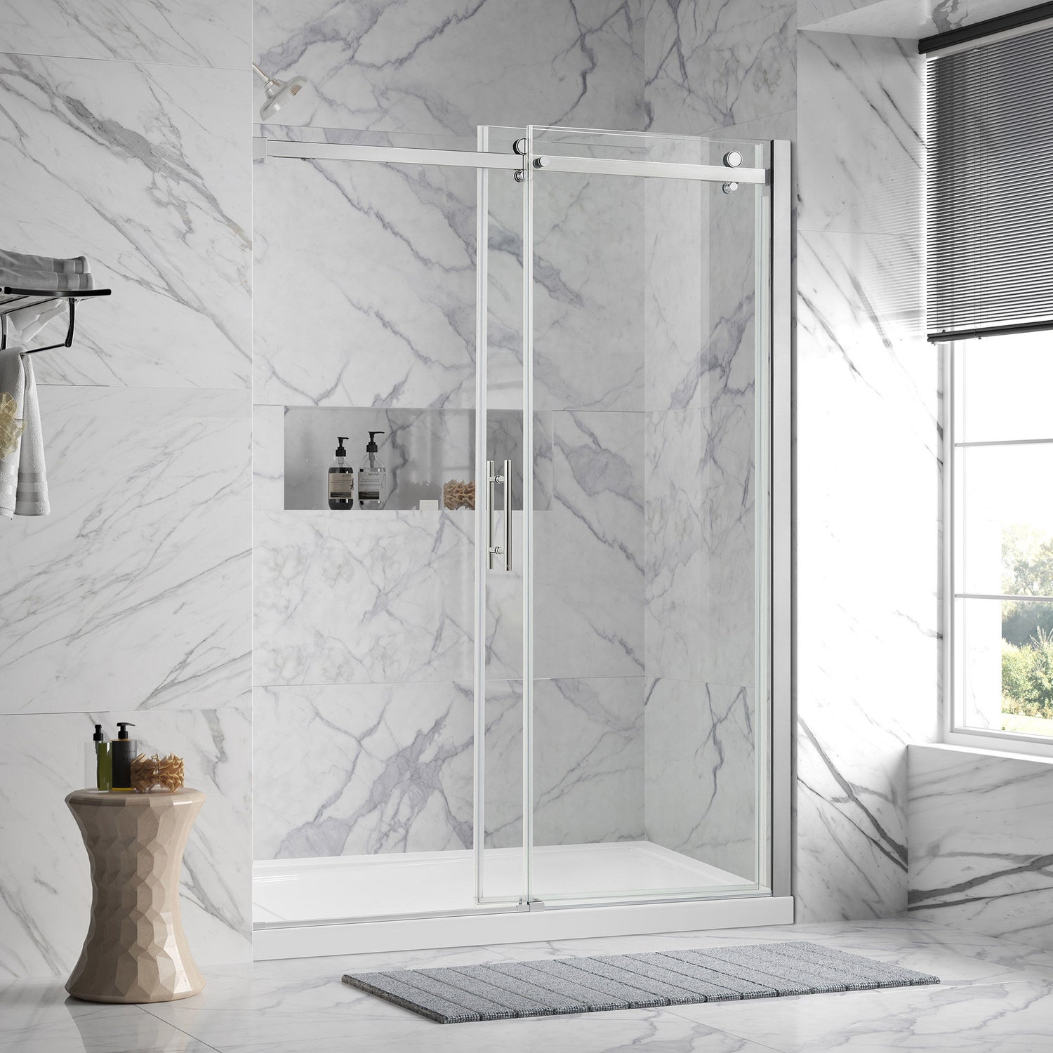 OVE Decors Elias 60 in Alcove Shower Kit