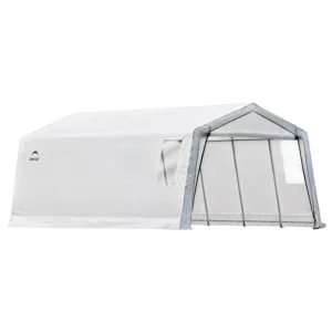 Northern Shelters Peak 12 ft. x 20 ft. x 8 ft. White Garage