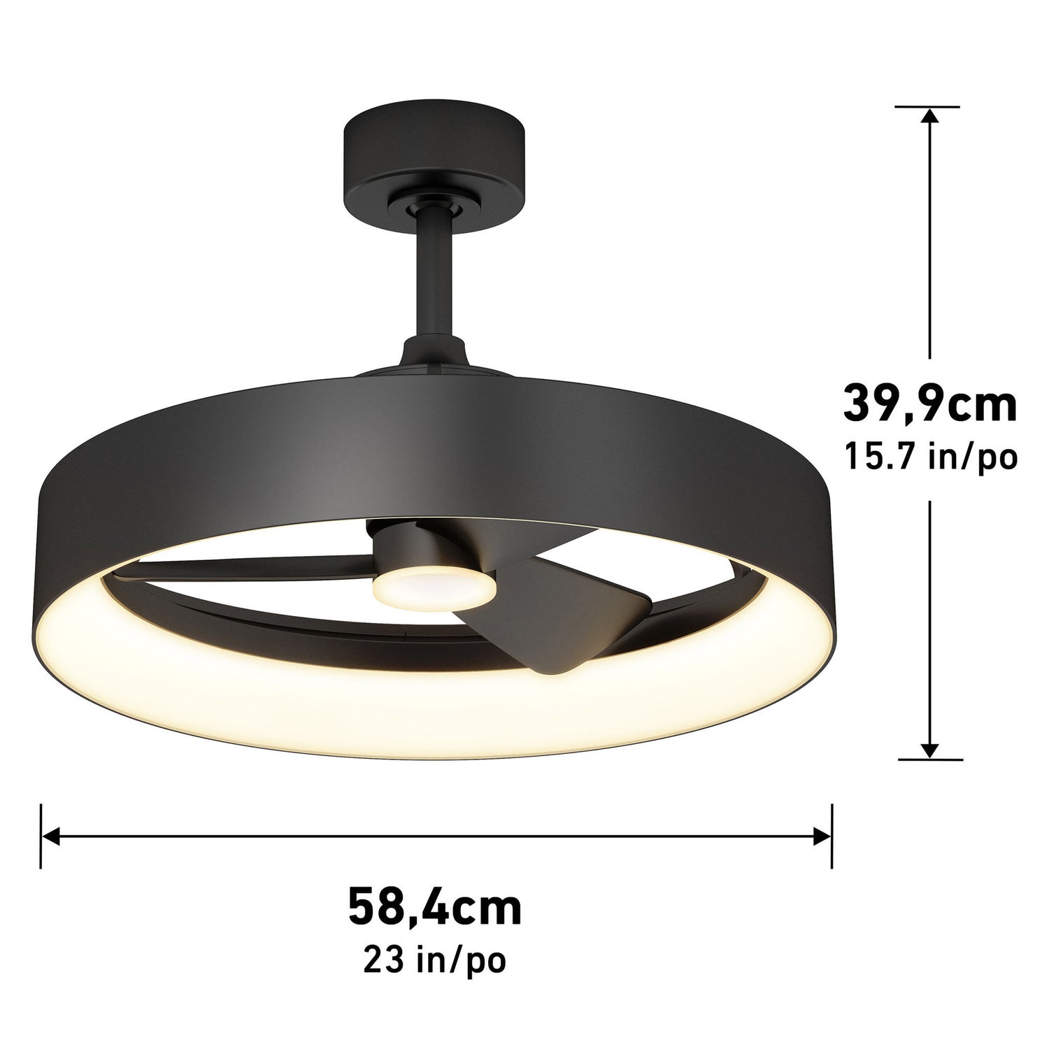 Artika Austin 23 in. Ceiling Fan with Light