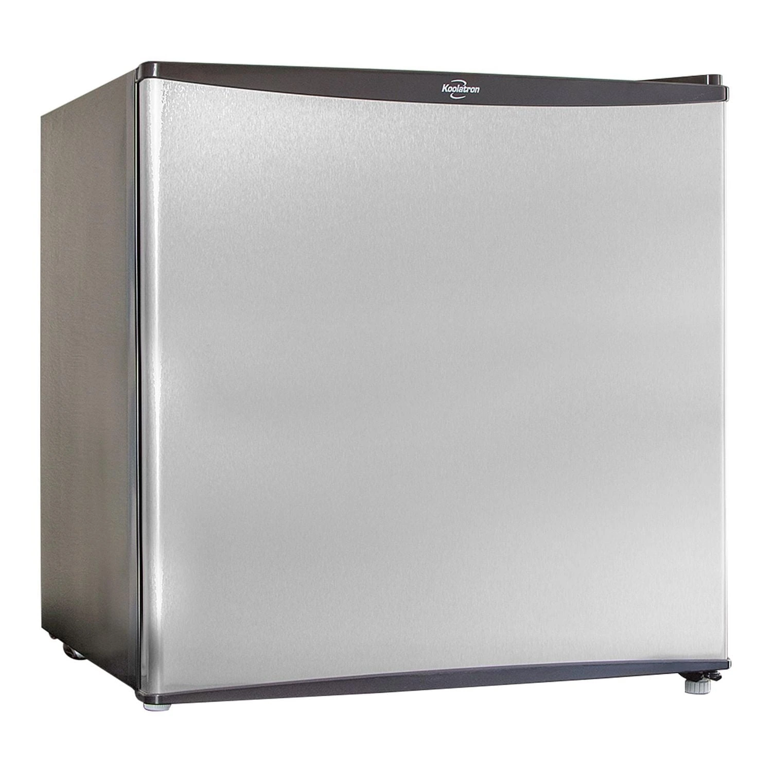 Koolatron 1.6 Cu.ft Mini Fridge with Freezer, Stainless Steel Compact Refrigerator for Home & Office