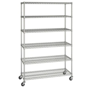 Seville Classics 6 Tier NSF Steel Wire Shelving Rack