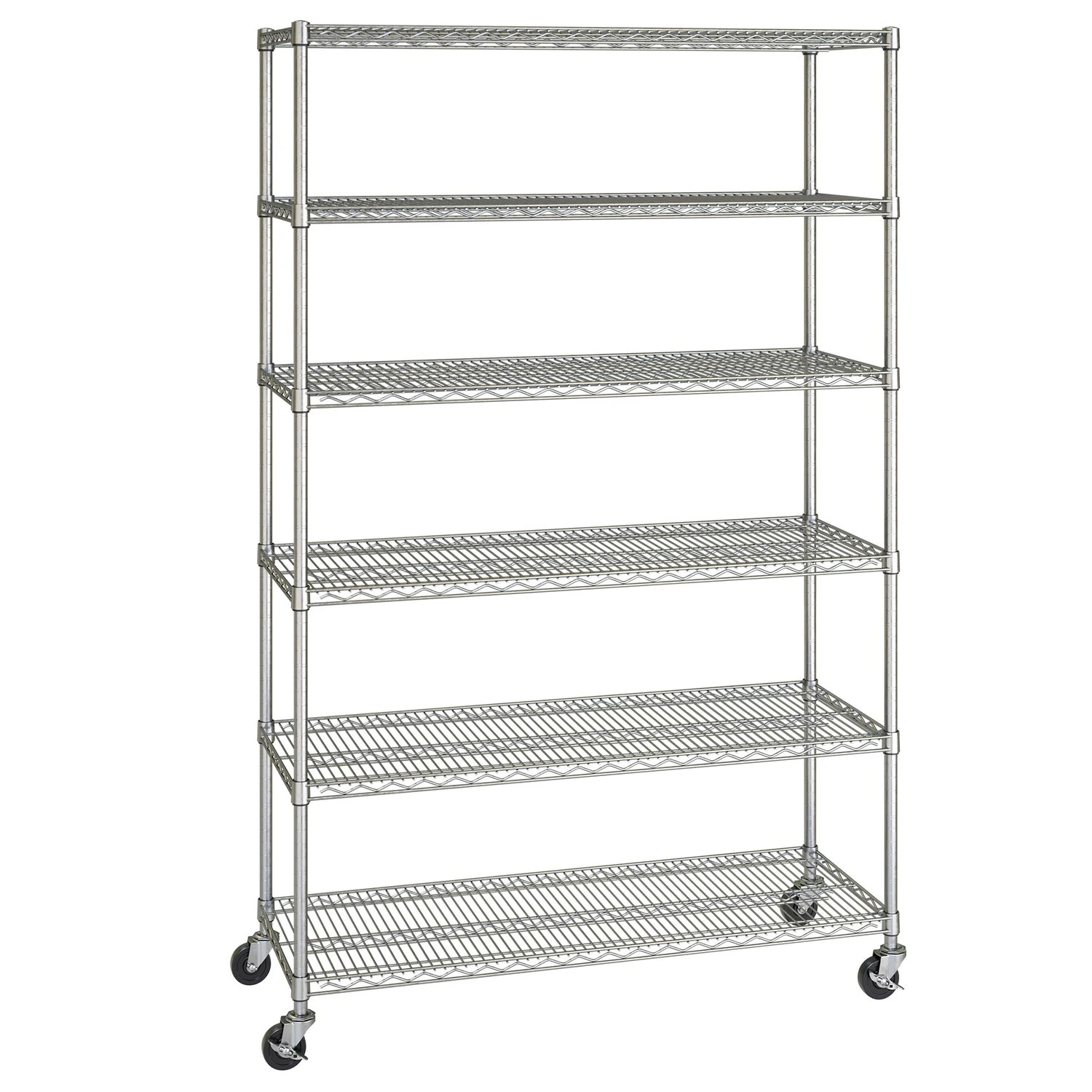 Seville Classics 6 Tier NSF Steel Wire Shelving Rack