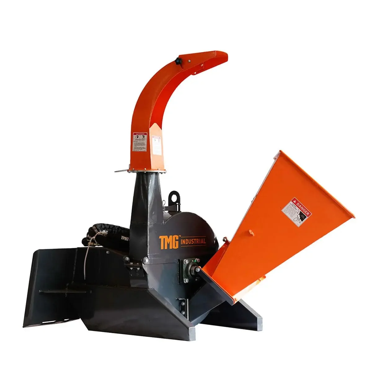4" Skid Steer Wood Chipper, Gravity-Fed, Universal Skid Steer Mount, TMG-WC42S