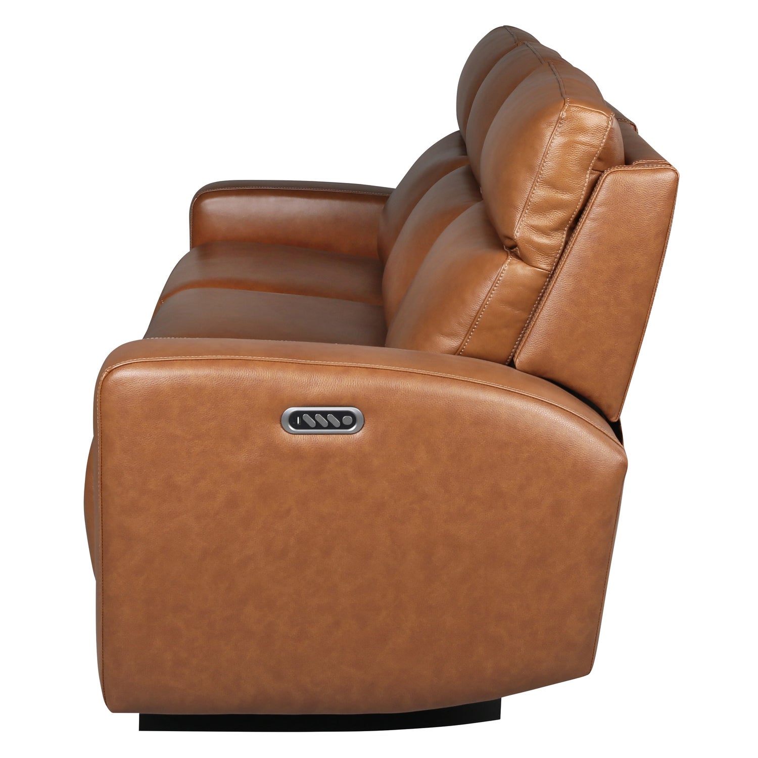 NiceLink Marlowe Top Grain Leather Power Sofa with Lumbar Support