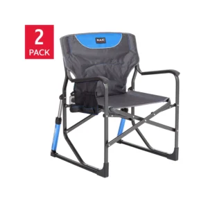 Mac Sports Rock N Lock Director Camping Chair, 2-pack
