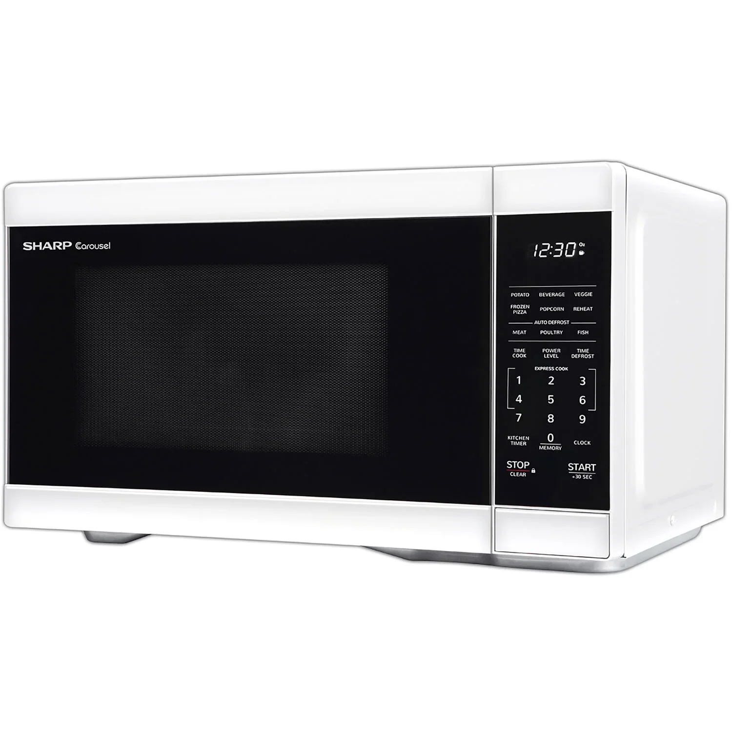 Sharp 1.1-Cu. Ft. Countertop Microwave Oven in Black