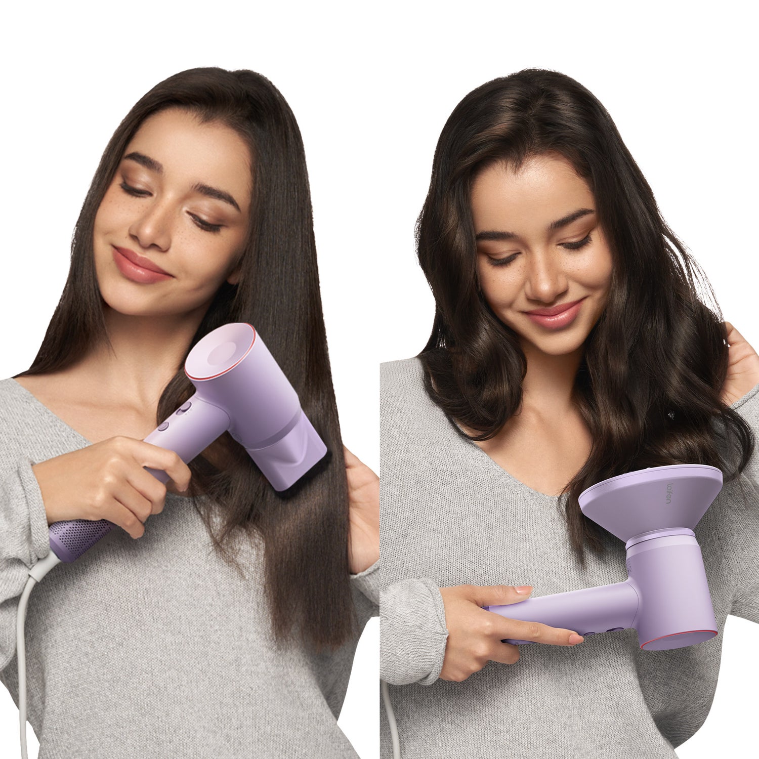 Laifen SE Hair Dryer with 3 Nozzle Attachments and Storage Bag