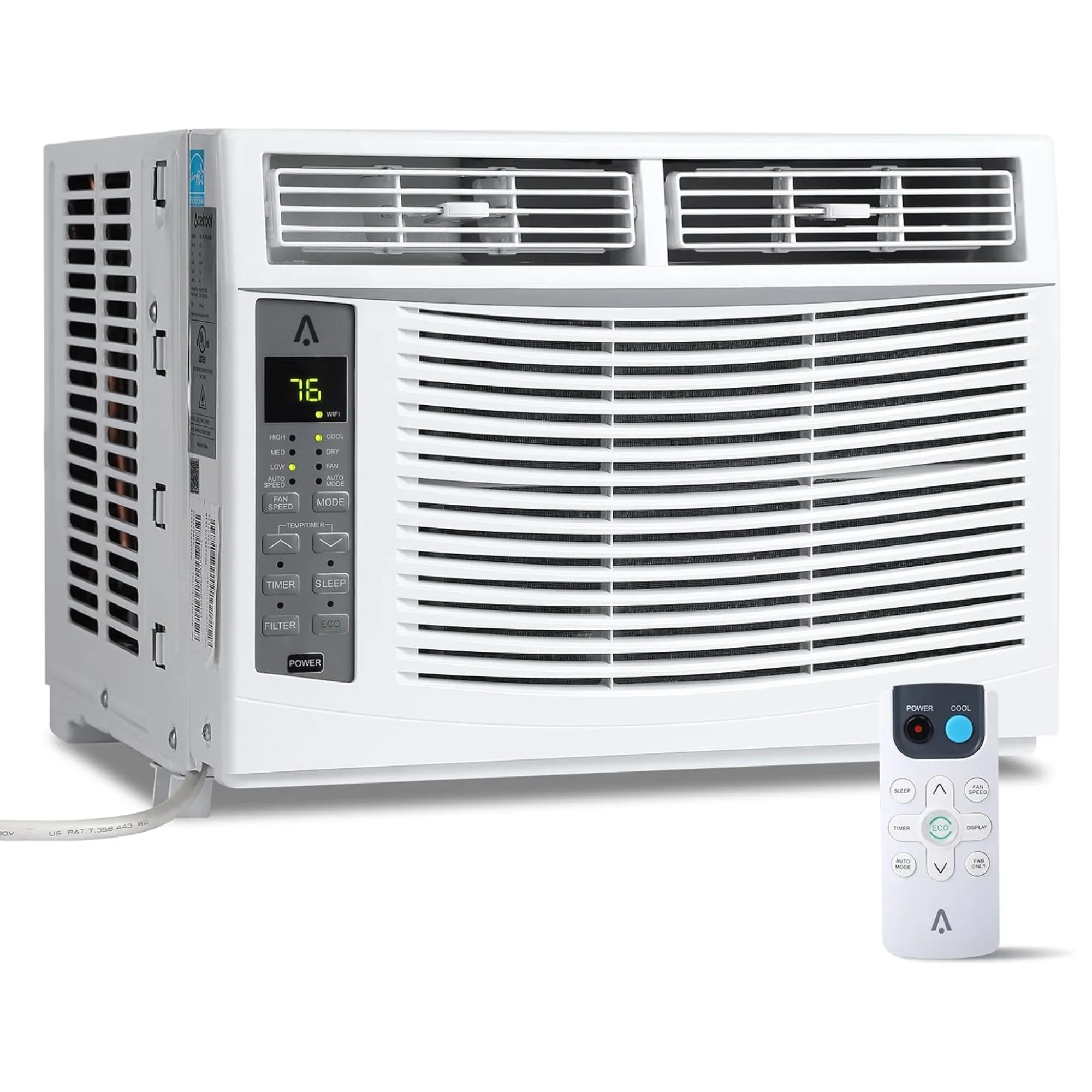 Garvee 5000 BTU Window Air Conditioner, Fast Cooling for Rooms up to 150 Sq. Ft, Window Ac Unit with 7 Level