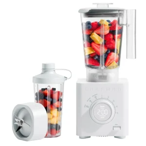 Chefman Obliterator 48 oz Five Speed Performance Blender with 20 oz Travel Jar