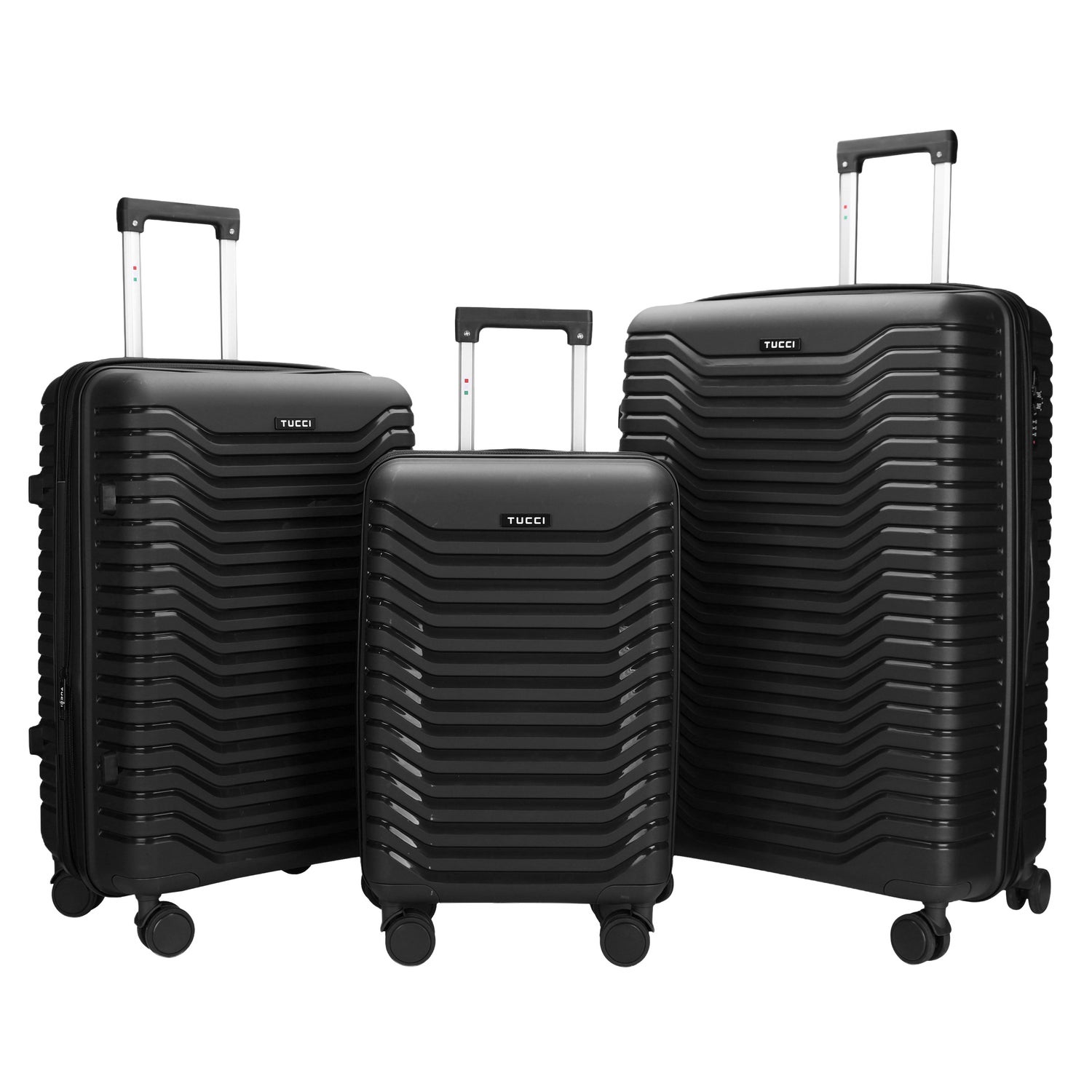 Tucci Presa Di Ferro - 3-piece Hardside Expandable Spinner Luggage Set