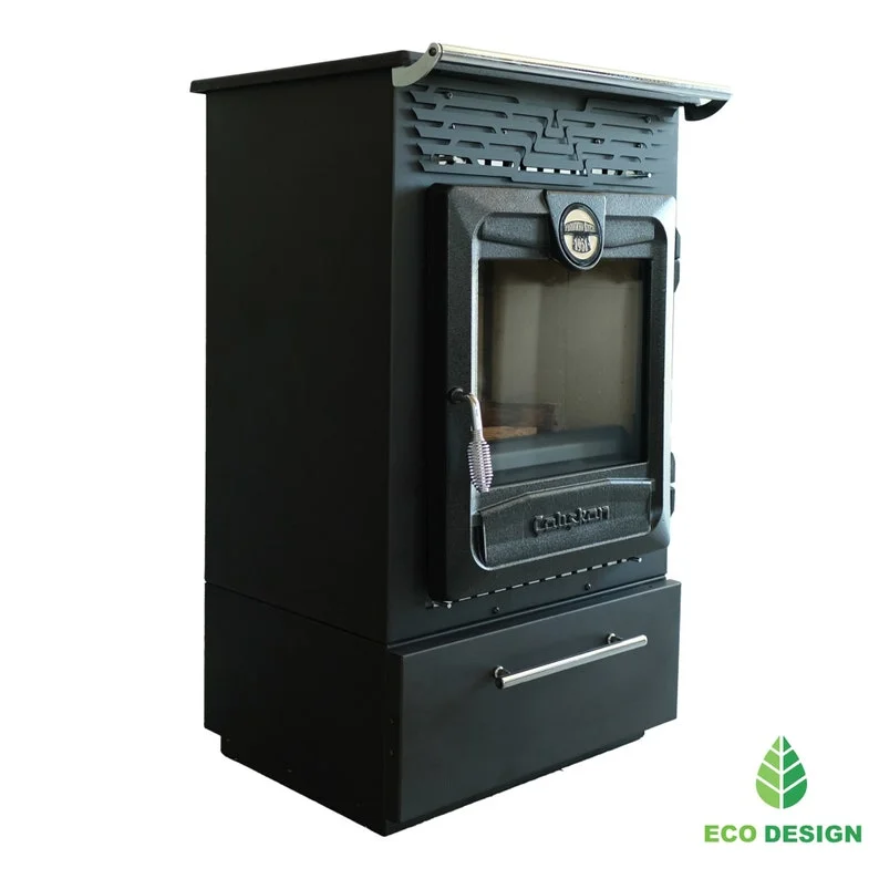 Indoor Multifunctional Wood Burning Stove with Box, Overtop Cooking Stove, Wood Burning Stove, Fire Pit, Tiny House, Fire Place, Farm House