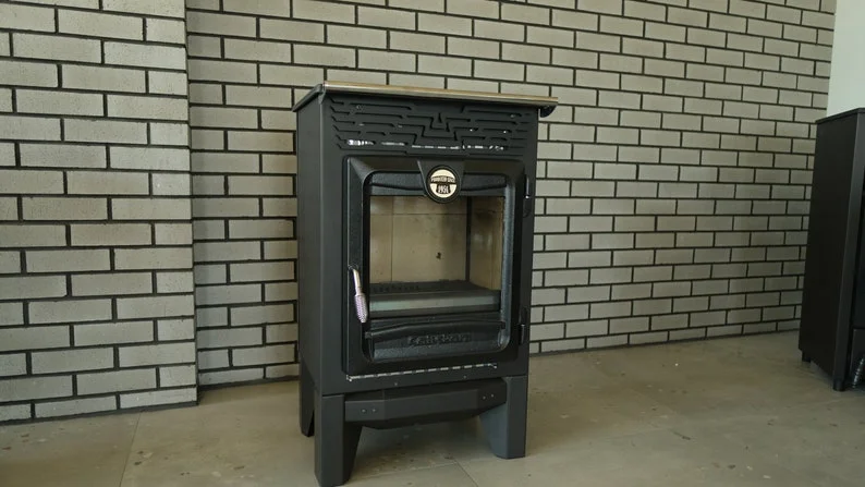 Indoor Multifunctional Wood Burning Stove with Box, Overtop Cooking Stove, Wood Burning Stove, Fire Pit, Tiny House, Fire Place, Farm House