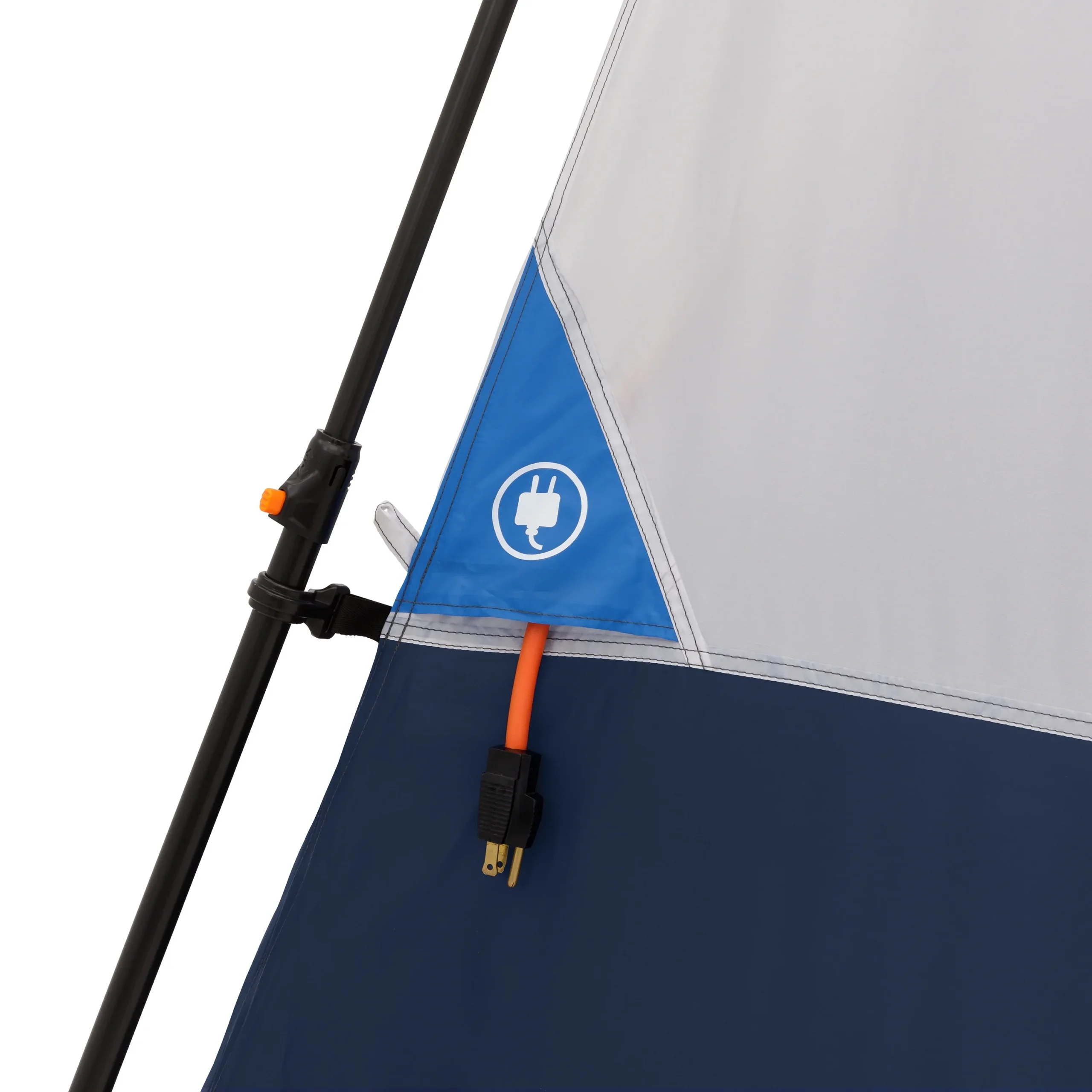Ozark Trail 8-Person Instant Cabin Tent with LED Lighted Poles and Bluetooth Speaker