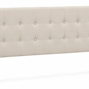 Monarch Specialties Bed, Headboard Only, Queen Size, Bedroom, Upholstered, Linen Look, Beige, Transitional