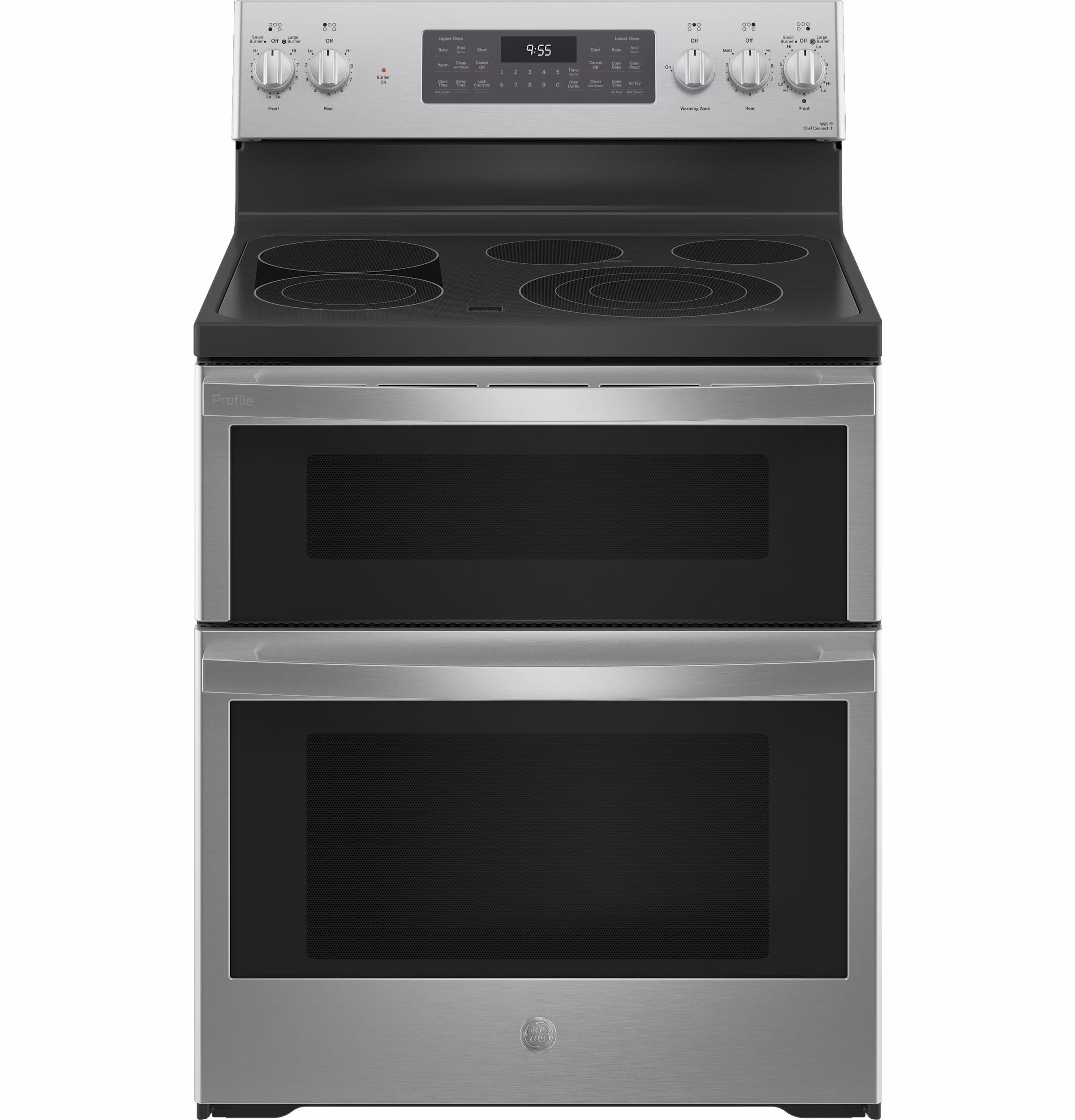 Ge Profile Pb965 30" 6.6 Cu. Ft. Free Standing Electric Double Oven Convection Range -