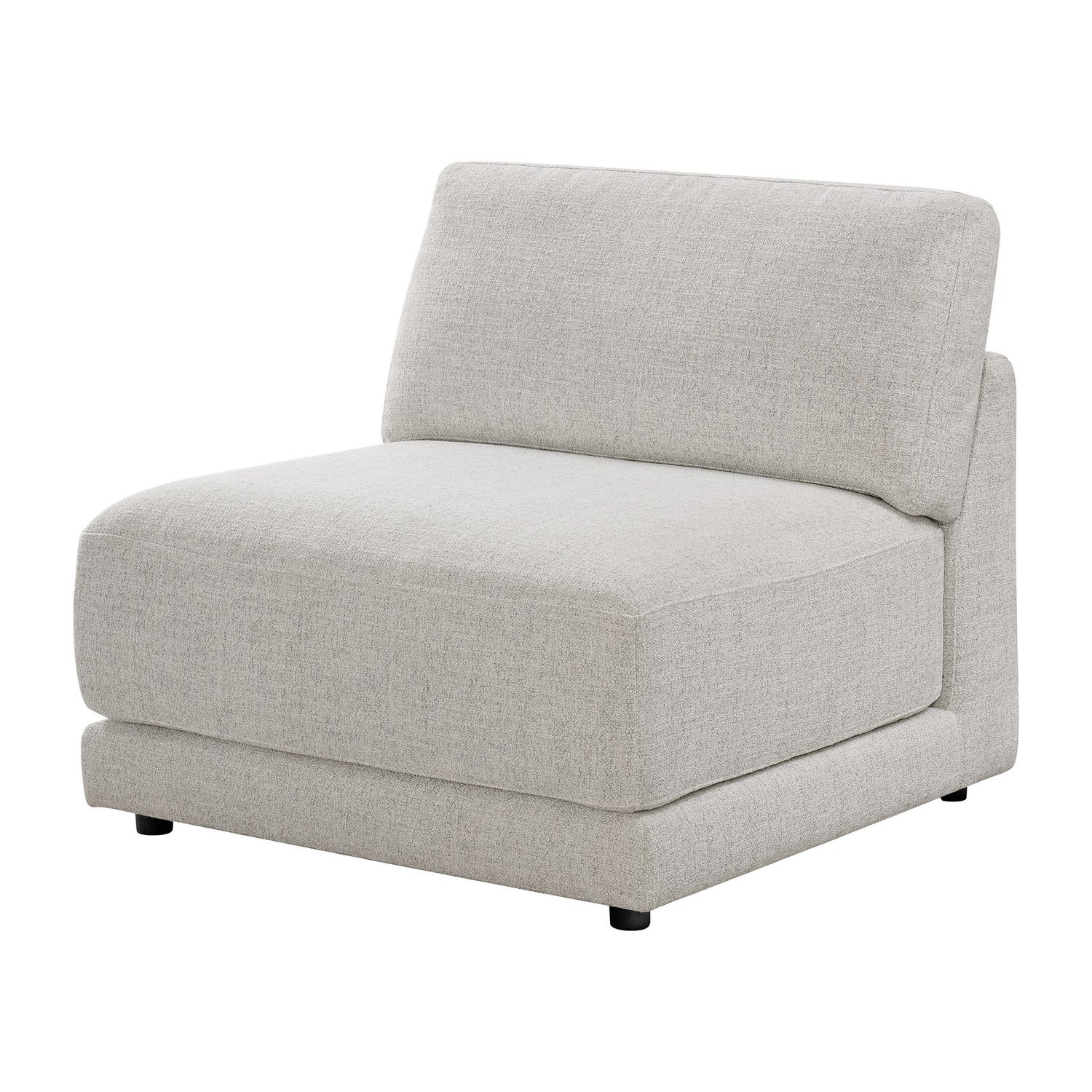 Aiden & Ivy Dayna 4-piece Modular Fabric Sofa with Ottoman