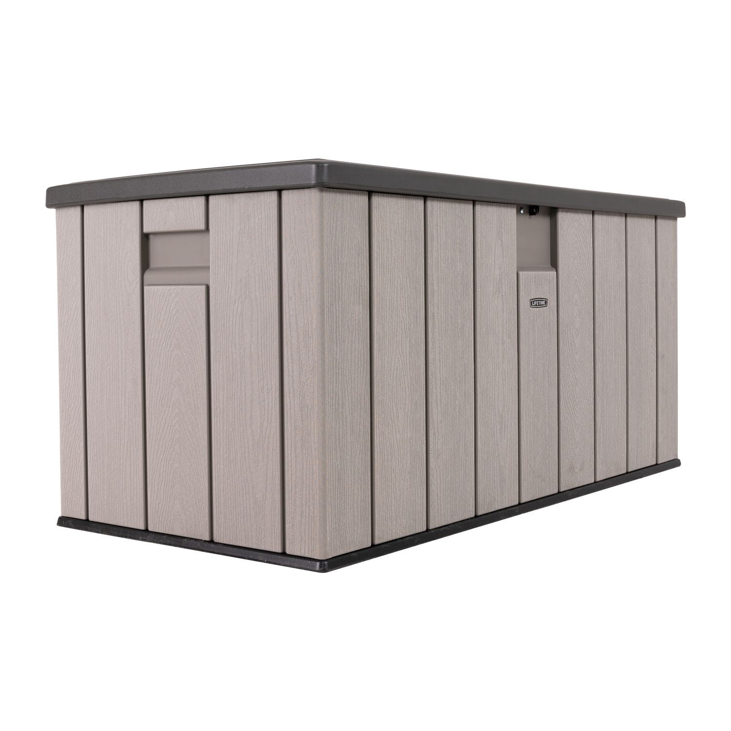 LIFETIME 150 Gallon Outdoor Storage Box, Gray Lid