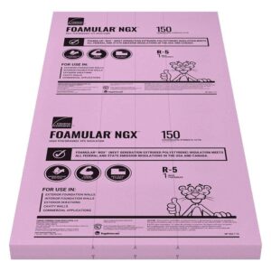 Owens Corning R- 5, 1-in x 4-ft x 8-ft Foamular Unfaced Foam Board Insulation