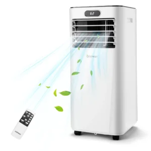Costway 8,000BTU Portable Air Conditioner with Remote Control 3-in-1 Air Cooler w/ Drying