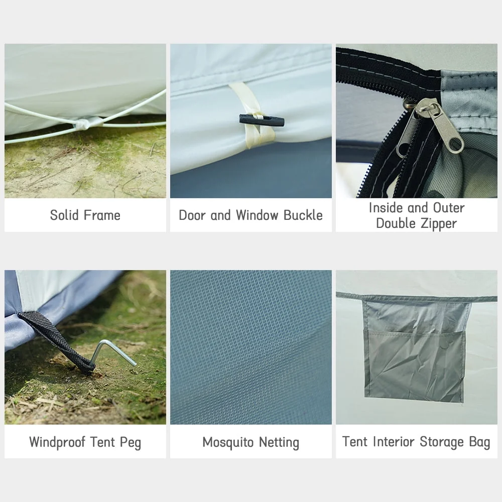 Outdoor Pop Up Camping Tent Automatic Instant Portable Tent 2